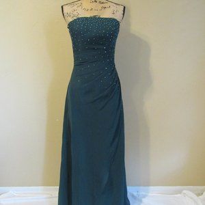 Green Bridesmaid Dress Evening Gown Special Occas